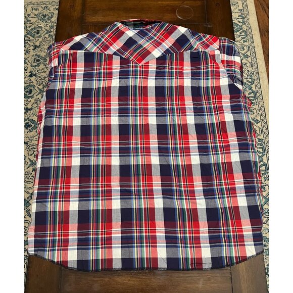 Wrangler Pearl Snap Short Sleeve Western Shirt Men's Size 4X - Picture 7 of 7